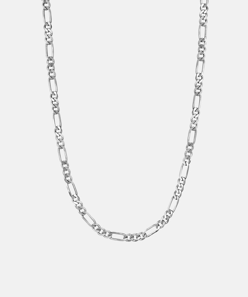Figaro Chain Thick Silver