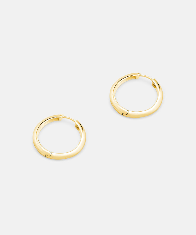 Large Wavy Hoops Gold