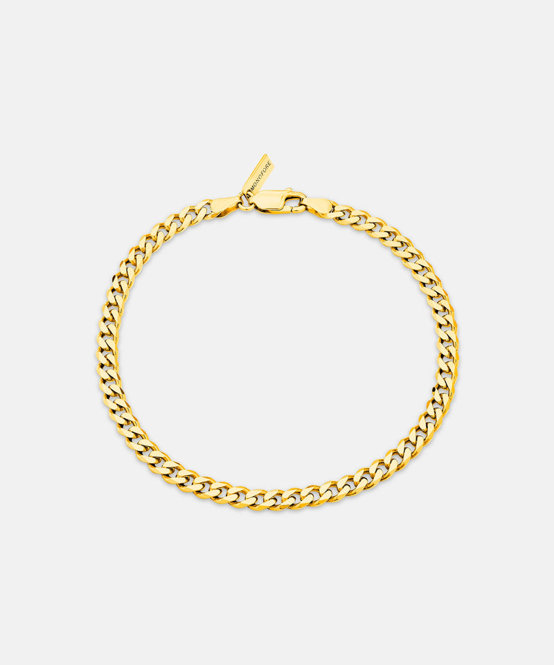 Curb Bracelet Thick Gold